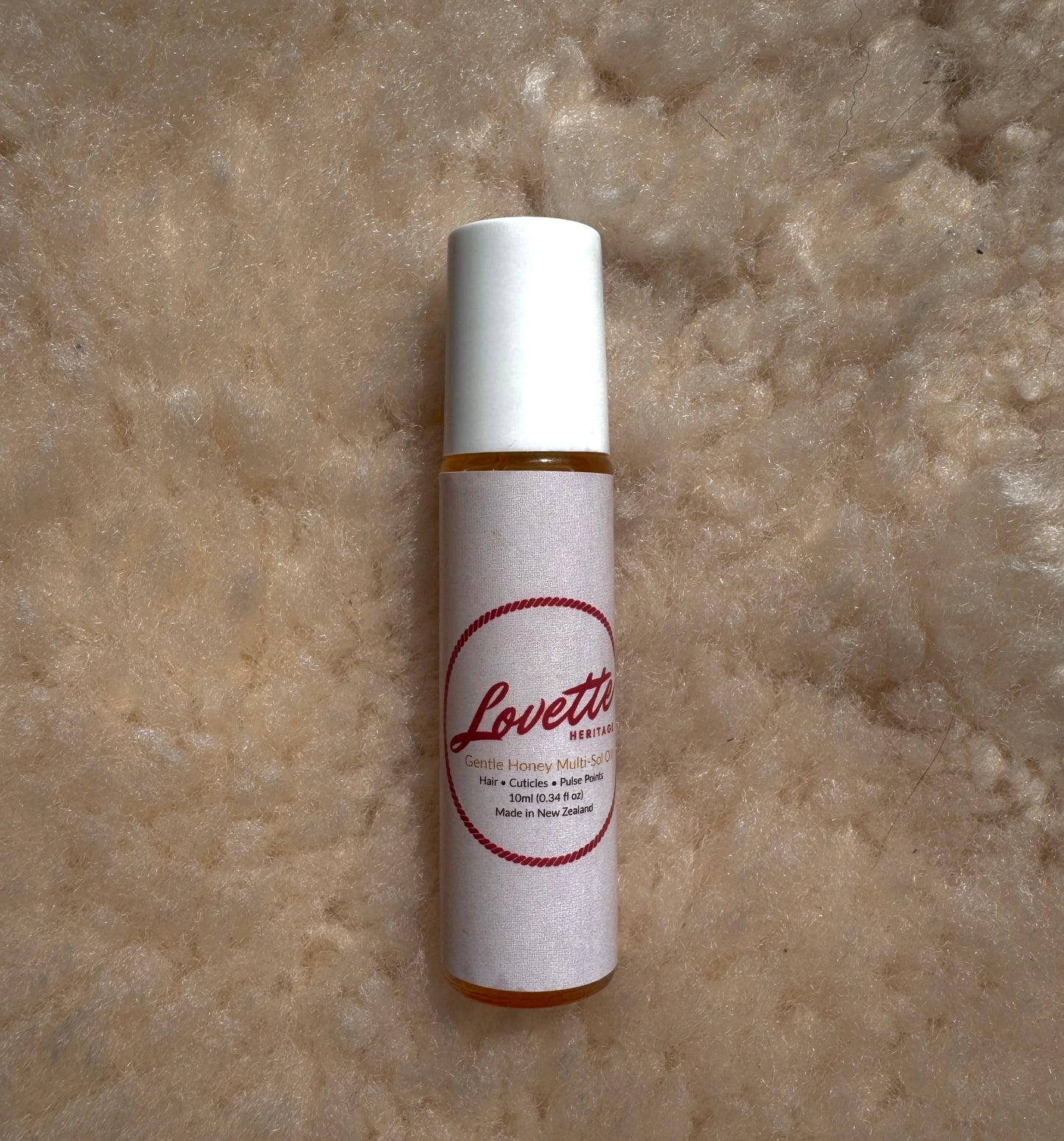 Hormone-safe multi-solution oil for mothers and children, soft honey scent.